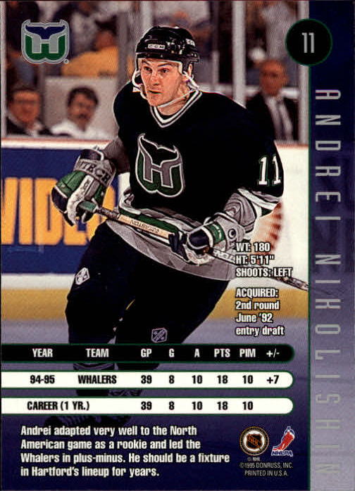 A6447- 1995-96 Leaf Hockey Card #s 1-200 +Rookies -You Pick- 15+ FREE US SHIP - Picture 21 of 353
