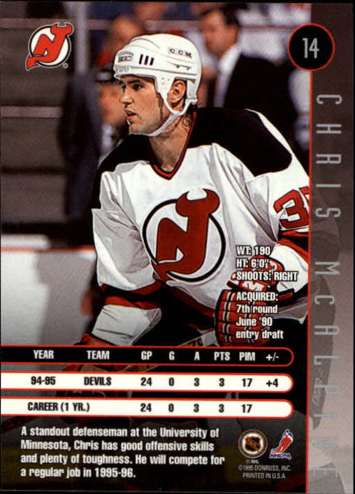 A6447- 1995-96 Leaf Hockey Card #s 1-200 +Rookies -You Pick- 15+ FREE US SHIP - Picture 27 of 353