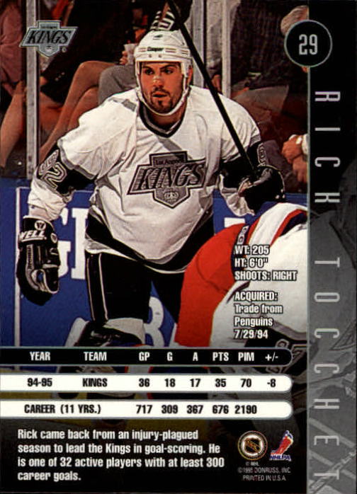 A6447- 1995-96 Leaf Hockey Card #s 1-200 +Rookies -You Pick- 15+ FREE US SHIP - Picture 55 of 353