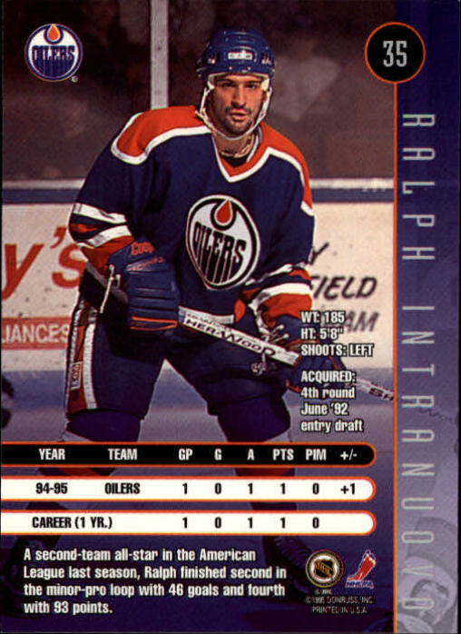 A6447- 1995-96 Leaf Hockey Card #s 1-200 +Rookies -You Pick- 15+ FREE US SHIP - Picture 65 of 353