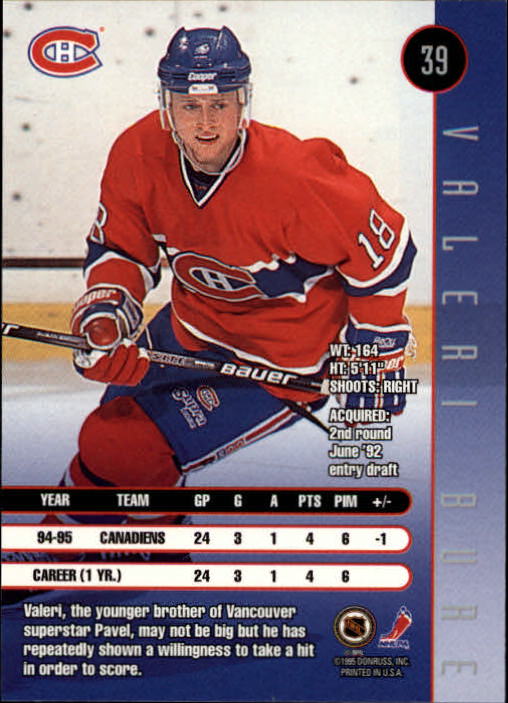 A6447- 1995-96 Leaf Hockey Card #s 1-200 +Rookies -You Pick- 15+ FREE US SHIP - Picture 73 of 353