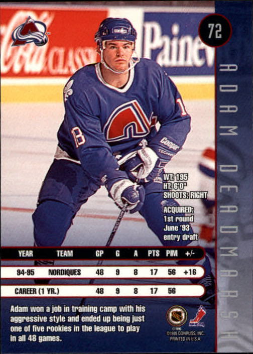 A6447- 1995-96 Leaf Hockey Card #s 1-200 +Rookies -You Pick- 15+ FREE US SHIP - Picture 129 of 353