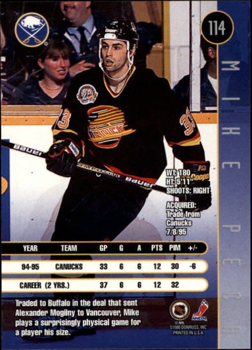 A6447- 1995-96 Leaf Hockey Card #s 1-200 +Rookies -You Pick- 15+ FREE US SHIP - Picture 201 of 353