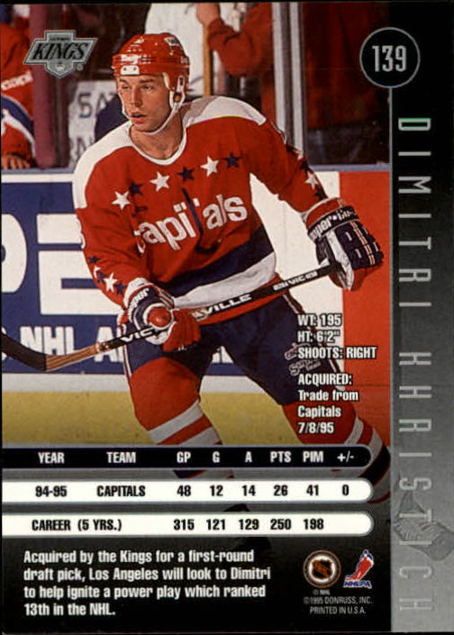 A6447- 1995-96 Leaf Hockey Card #s 1-200 +Rookies -You Pick- 15+ FREE US SHIP - Picture 247 of 353