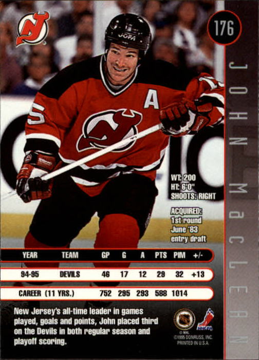A6447- 1995-96 Leaf Hockey Card #s 1-200 +Rookies -You Pick- 15+ FREE US SHIP - Picture 313 of 353