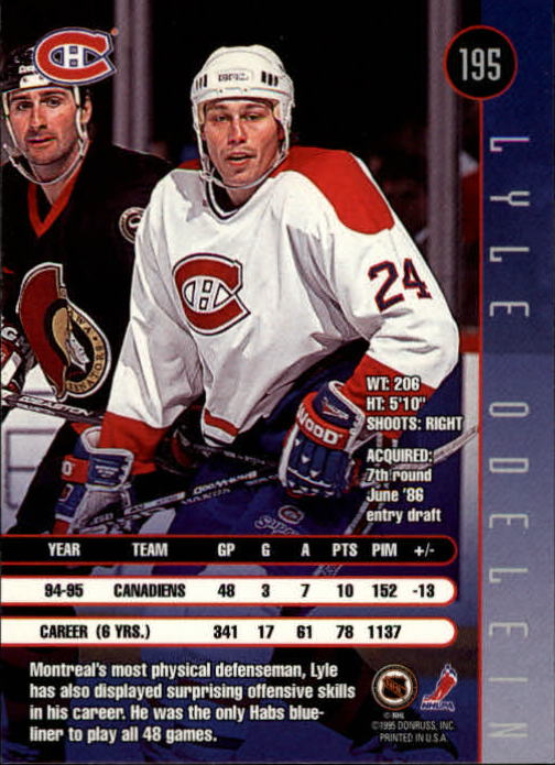 A6447- 1995-96 Leaf Hockey Card #s 1-200 +Rookies -You Pick- 15+ FREE US SHIP - Picture 345 of 353