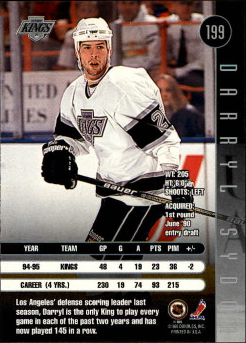 A6447- 1995-96 Leaf Hockey Card #s 1-200 +Rookies -You Pick- 15+ FREE US SHIP - Picture 353 of 353