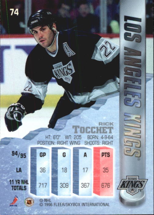 A4644- 1995-96 Metal Hockey Card #s 1-200 +Rookies -You Pick- 15+ FREE US SHIP