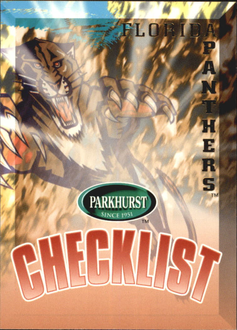 1995-96 Parkhurst International #360 Team Checklist