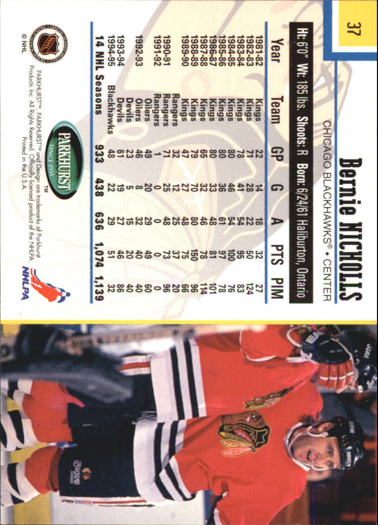 Sports Card Back