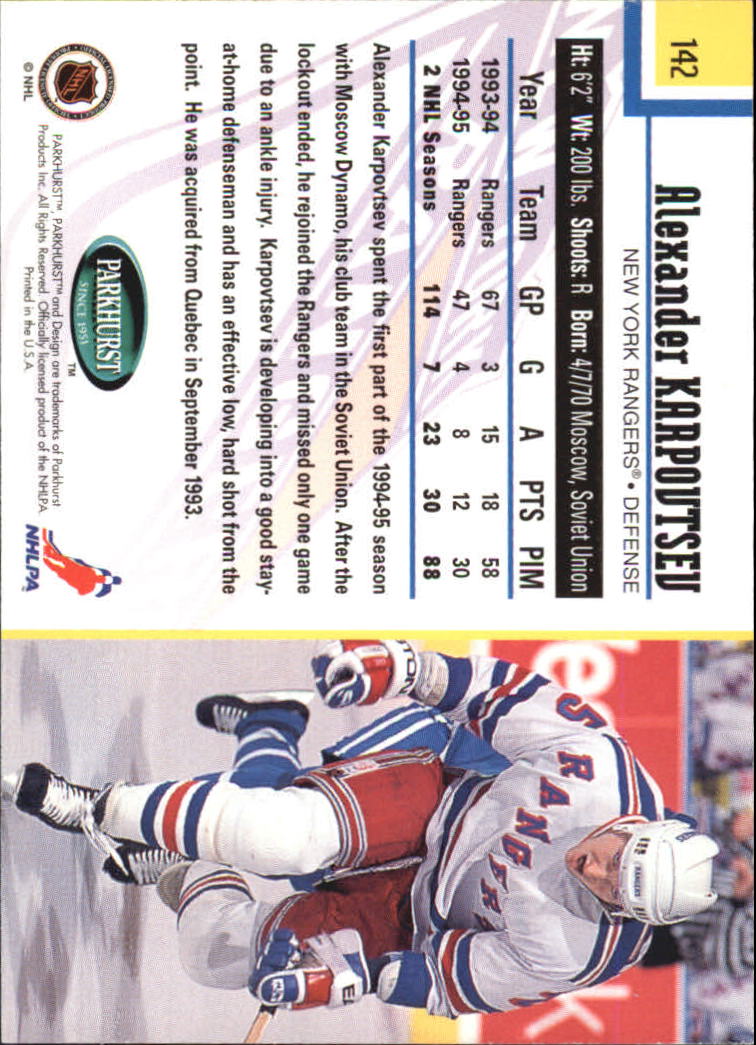Sports Card Back