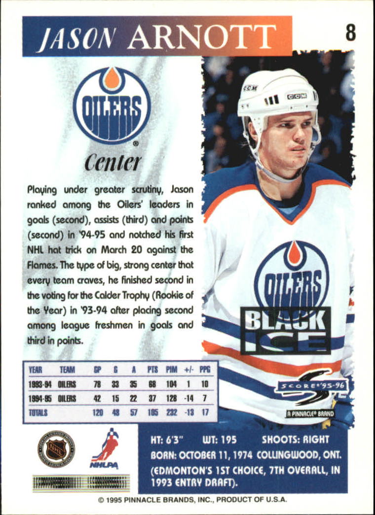 B4531- 1995-96 Score Black Ice Hockey Cards 1-200 -You Pick- 15+ FREE US SHIP - Picture 15 of 349