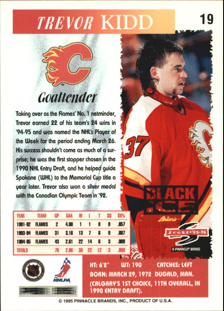 B4531- 1995-96 Score Black Ice Hockey Cards 1-200 -You Pick- 15+ FREE US SHIP - Picture 33 of 349