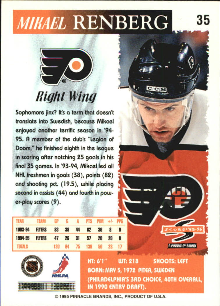 B4531- 1995-96 Score Black Ice Hockey Cards 1-200 -You Pick- 15+ FREE US SHIP - Picture 65 of 349