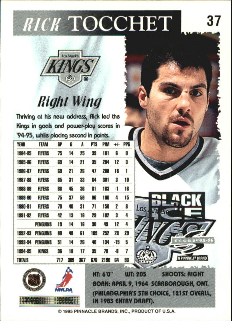 B4531- 1995-96 Score Black Ice Hockey Cards 1-200 -You Pick- 15+ FREE US SHIP - Picture 69 of 349