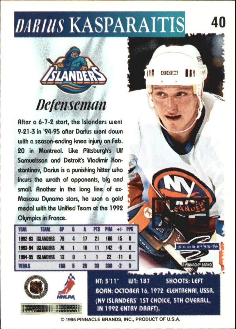 B4531- 1995-96 Score Black Ice Hockey Cards 1-200 -You Pick- 15+ FREE US SHIP - Picture 75 of 349