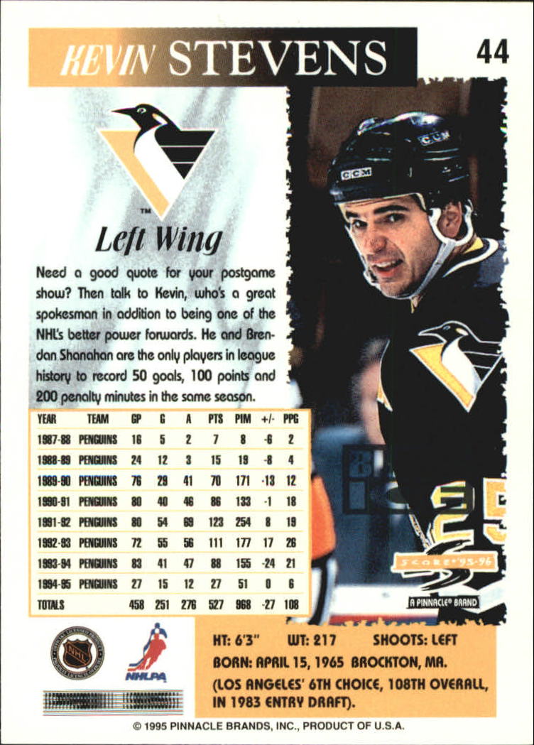 B4531- 1995-96 Score Black Ice Hockey Cards 1-200 -You Pick- 15+ FREE US SHIP - Picture 83 of 349