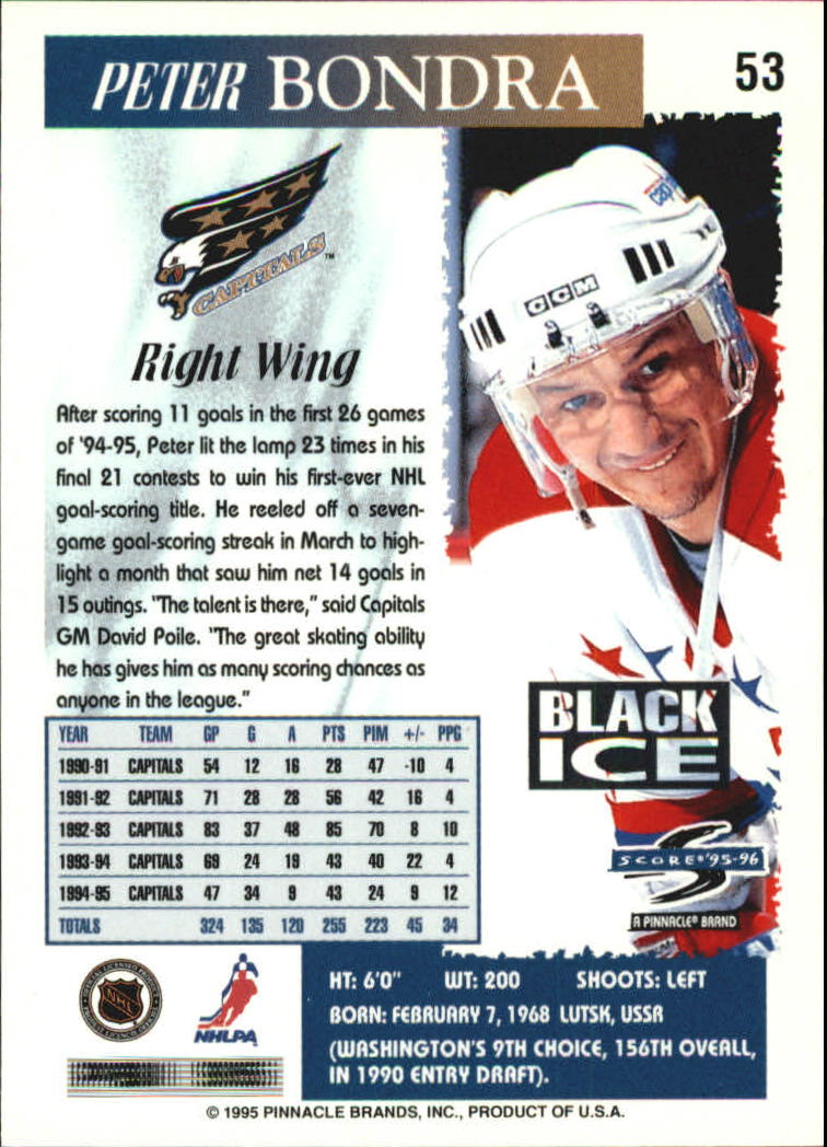 B4531- 1995-96 Score Black Ice Hockey Cards 1-200 -You Pick- 15+ FREE US SHIP - Picture 93 of 349