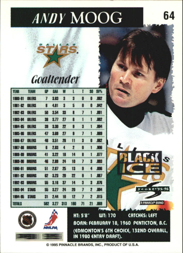 B4531- 1995-96 Score Black Ice Hockey Cards 1-200 -You Pick- 15+ FREE US SHIP - Picture 107 of 349
