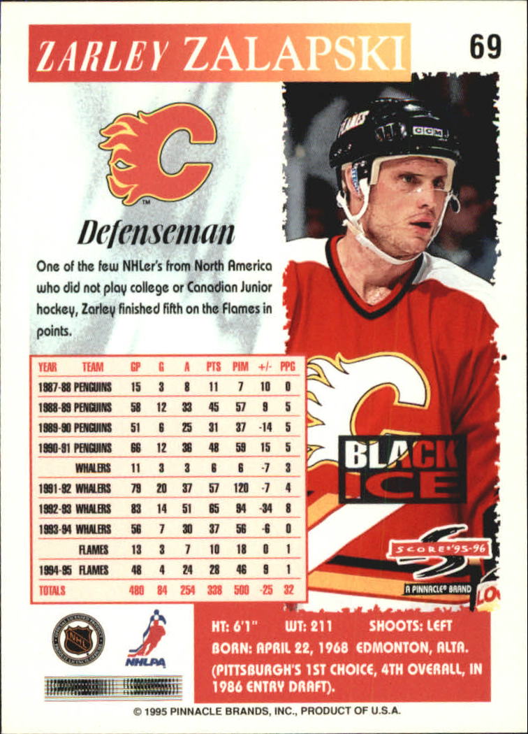 B4531- 1995-96 Score Black Ice Hockey Cards 1-200 -You Pick- 15+ FREE US SHIP - Picture 115 of 349