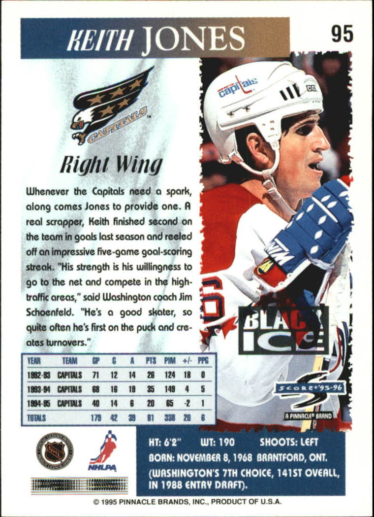 B4531- 1995-96 Score Black Ice Hockey Cards 1-200 -You Pick- 15+ FREE US SHIP - Picture 158 of 349