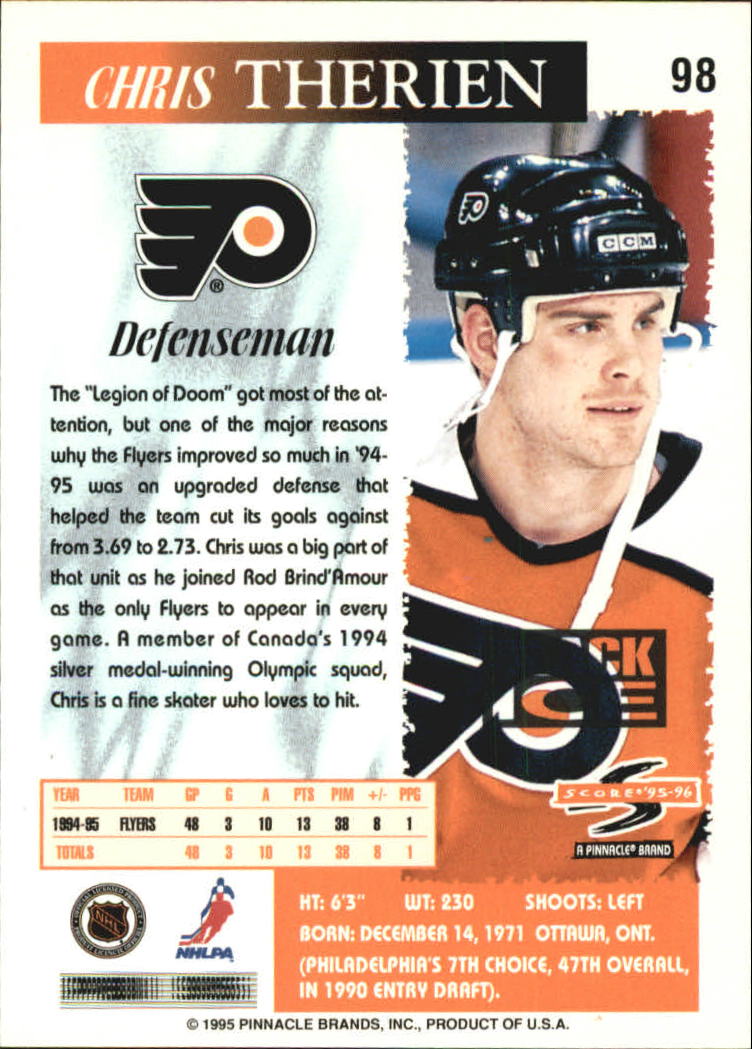 B4531- 1995-96 Score Black Ice Hockey Cards 1-200 -You Pick- 15+ FREE US SHIP - Picture 164 of 349