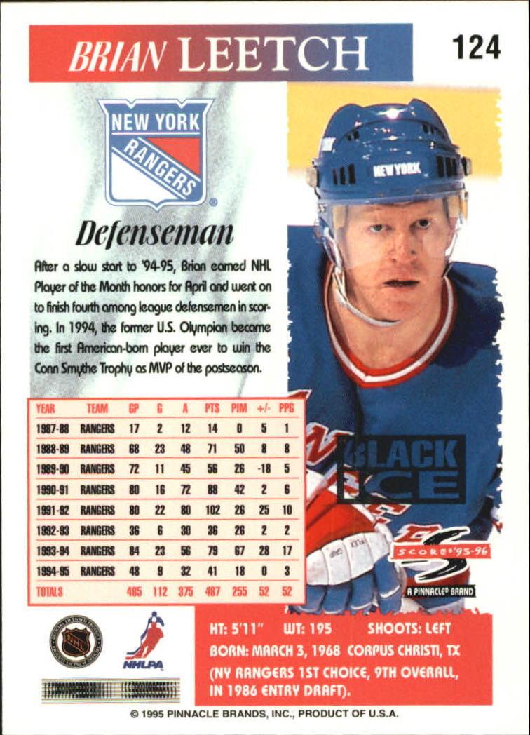 B4531- 1995-96 Score Black Ice Hockey Cards 1-200 -You Pick- 15+ FREE US SHIP - Picture 214 of 349