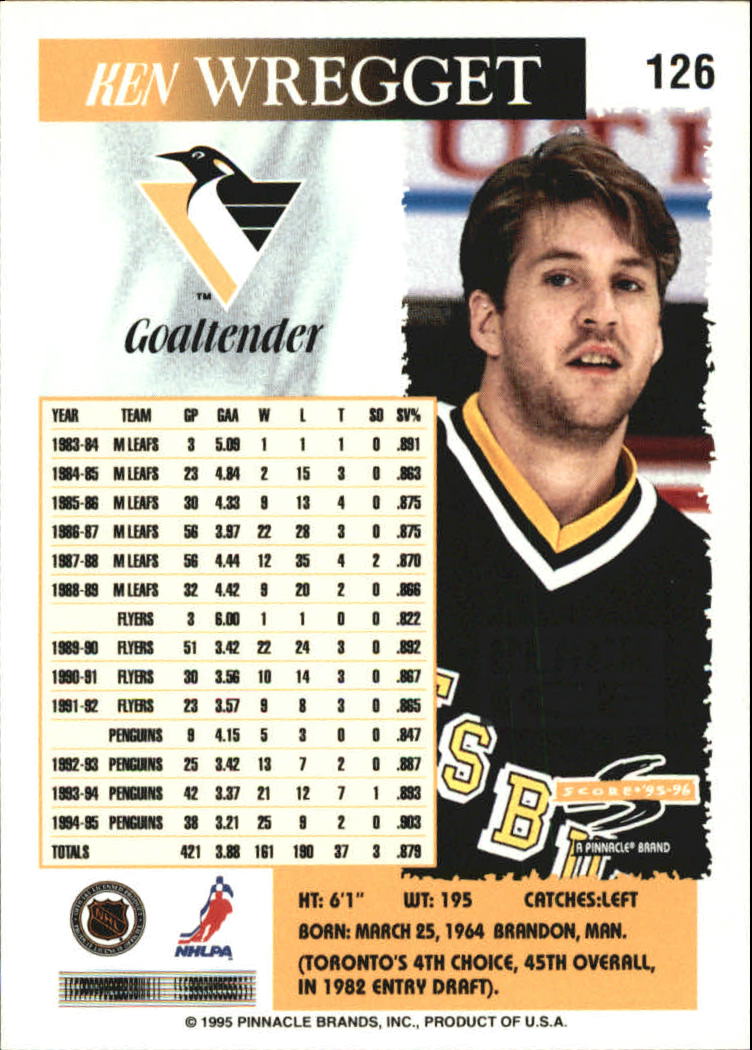 B4531- 1995-96 Score Black Ice Hockey Cards 1-200 -You Pick- 15+ FREE US SHIP - Picture 218 of 349