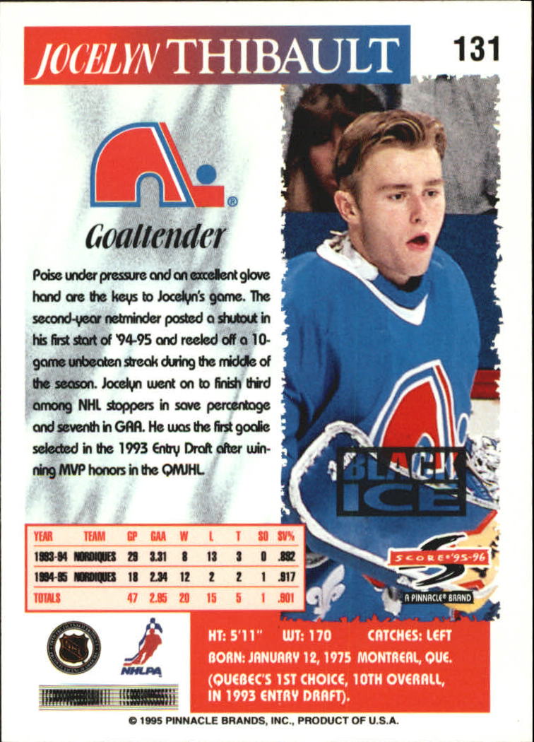 B4531- 1995-96 Score Black Ice Hockey Cards 1-200 -You Pick- 15+ FREE US SHIP - Picture 228 of 349