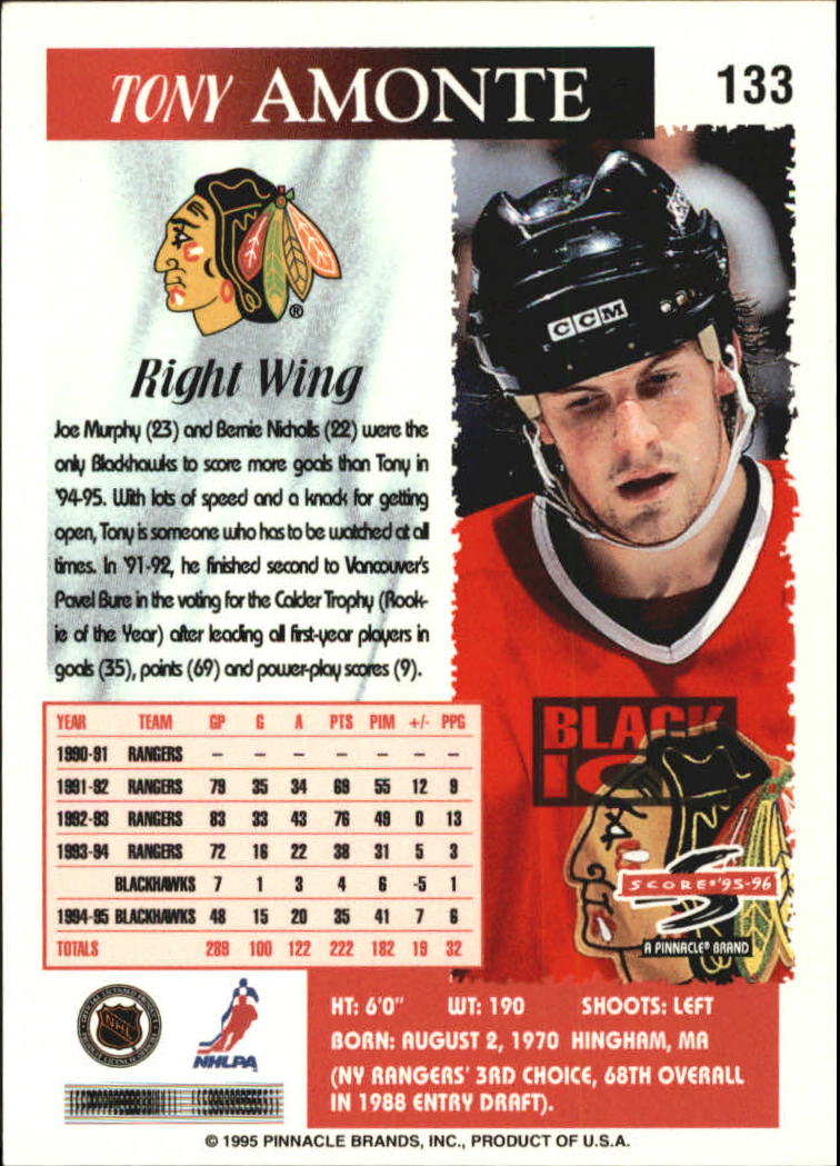 B4531- 1995-96 Score Black Ice Hockey Cards 1-200 -You Pick- 15+ FREE US SHIP - Picture 230 of 349