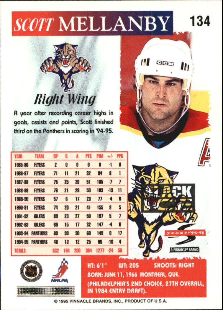 B4531- 1995-96 Score Black Ice Hockey Cards 1-200 -You Pick- 15+ FREE US SHIP - Picture 232 of 349