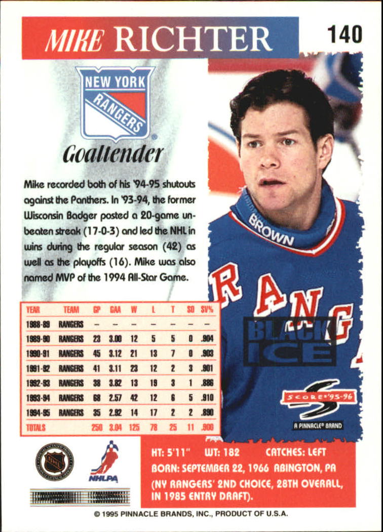 B4531- 1995-96 Score Black Ice Hockey Cards 1-200 -You Pick- 15+ FREE US SHIP - Picture 244 of 349