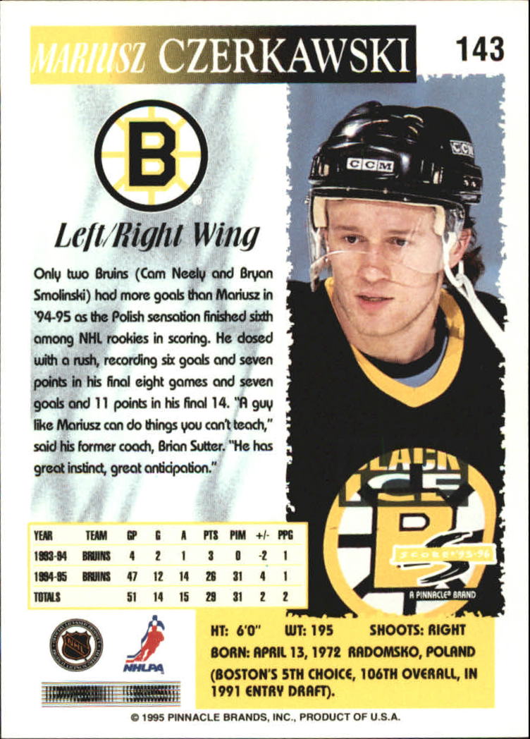 B4531- 1995-96 Score Black Ice Hockey Cards 1-200 -You Pick- 15+ FREE US SHIP - Picture 248 of 349