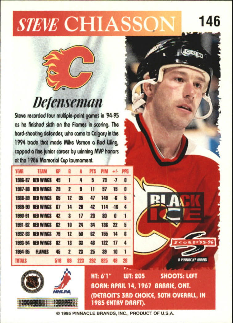 B4531- 1995-96 Score Black Ice Hockey Cards 1-200 -You Pick- 15+ FREE US SHIP - Picture 254 of 349