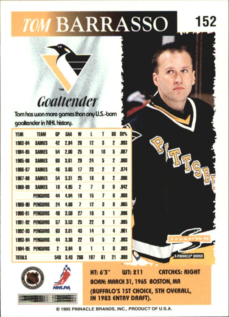 B4531- 1995-96 Score Black Ice Hockey Cards 1-200 -You Pick- 15+ FREE US SHIP - Picture 264 of 349