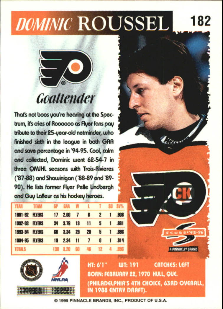 B4531- 1995-96 Score Black Ice Hockey Cards 1-200 -You Pick- 15+ FREE US SHIP - Picture 315 of 349