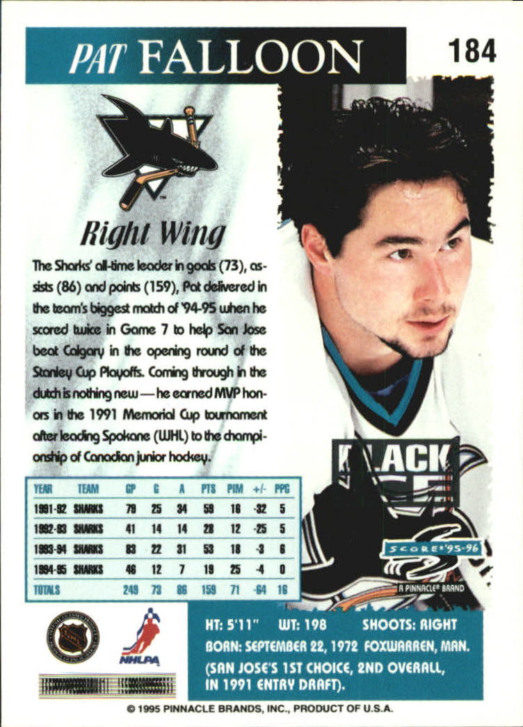 B4531- 1995-96 Score Black Ice Hockey Cards 1-200 -You Pick- 15+ FREE US SHIP - Picture 319 of 349