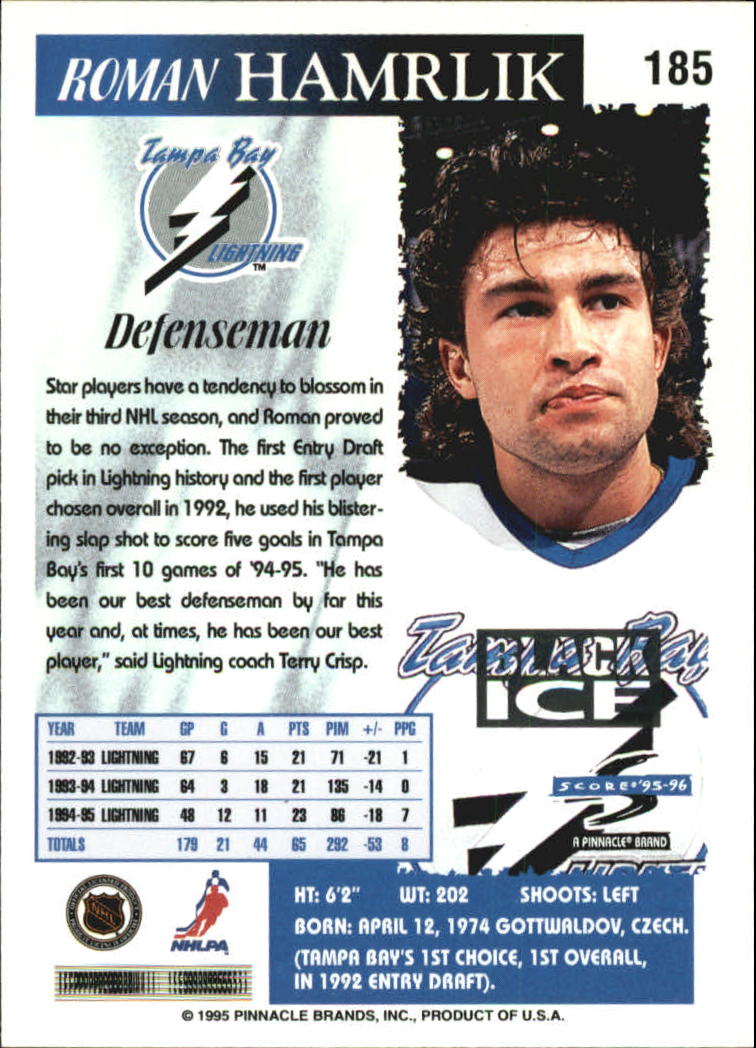 B4531- 1995-96 Score Black Ice Hockey Cards 1-200 -You Pick- 15+ FREE US SHIP - Picture 321 of 349