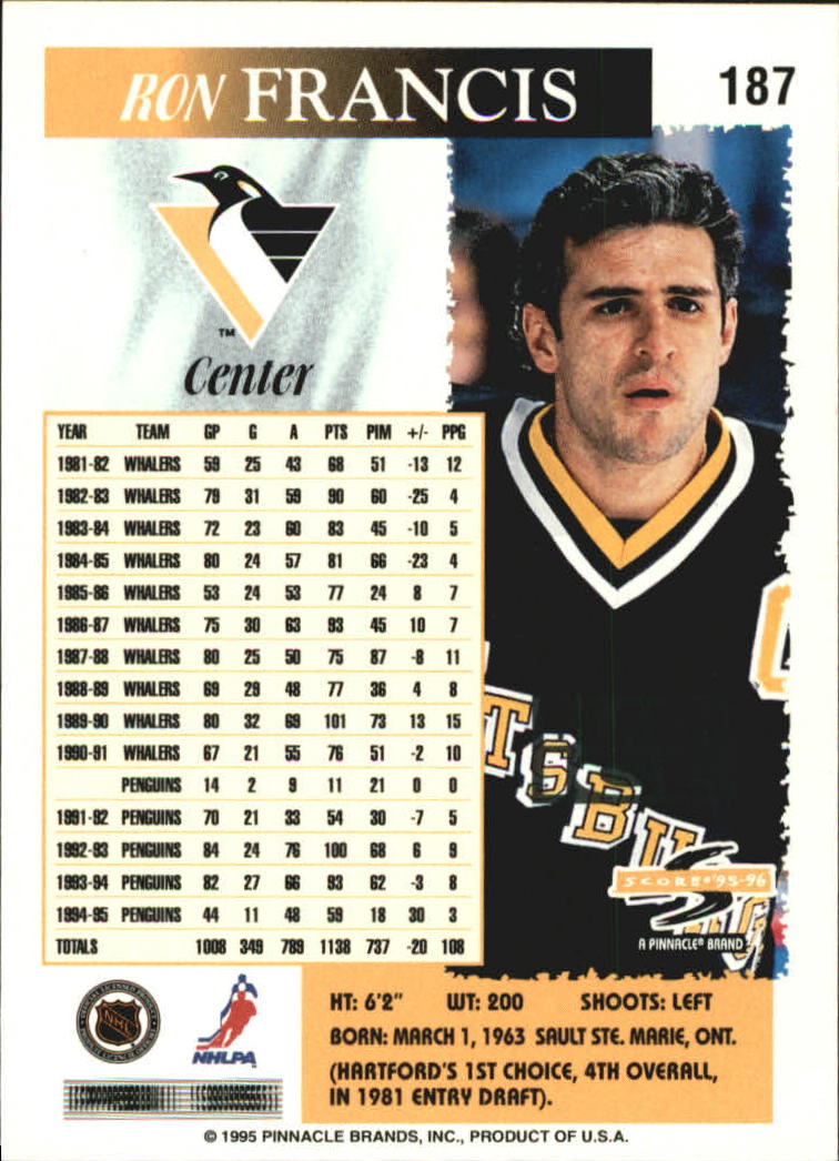 B4531- 1995-96 Score Black Ice Hockey Cards 1-200 -You Pick- 15+ FREE US SHIP - Picture 325 of 349