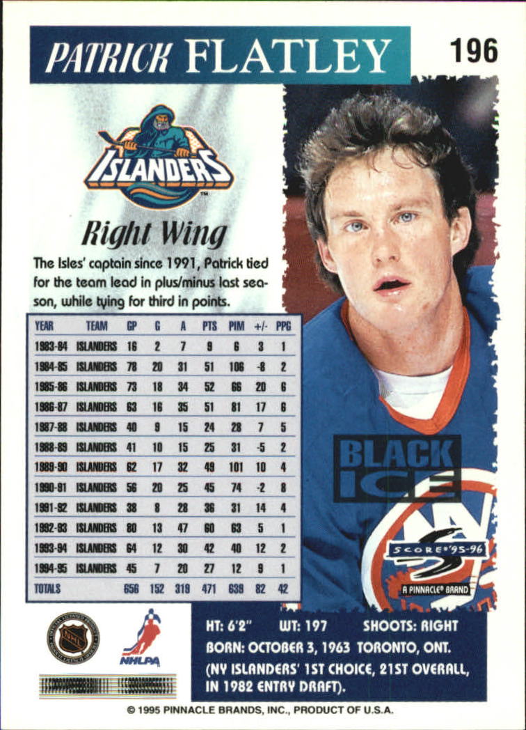 B4531- 1995-96 Score Black Ice Hockey Cards 1-200 -You Pick- 15+ FREE US SHIP - Picture 341 of 349