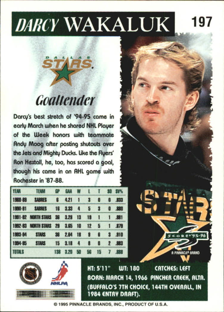 B4531- 1995-96 Score Black Ice Hockey Cards 1-200 -You Pick- 15+ FREE US SHIP - Picture 343 of 349