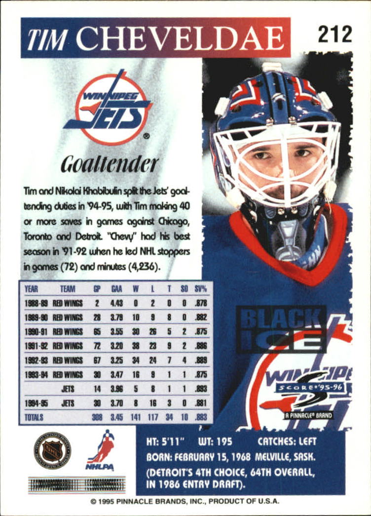 B4531- 1995-96 Score Black Ice Hockey Cards 201-330 -You Pick- 15+ FREE US SHIP - Picture 19 of 228