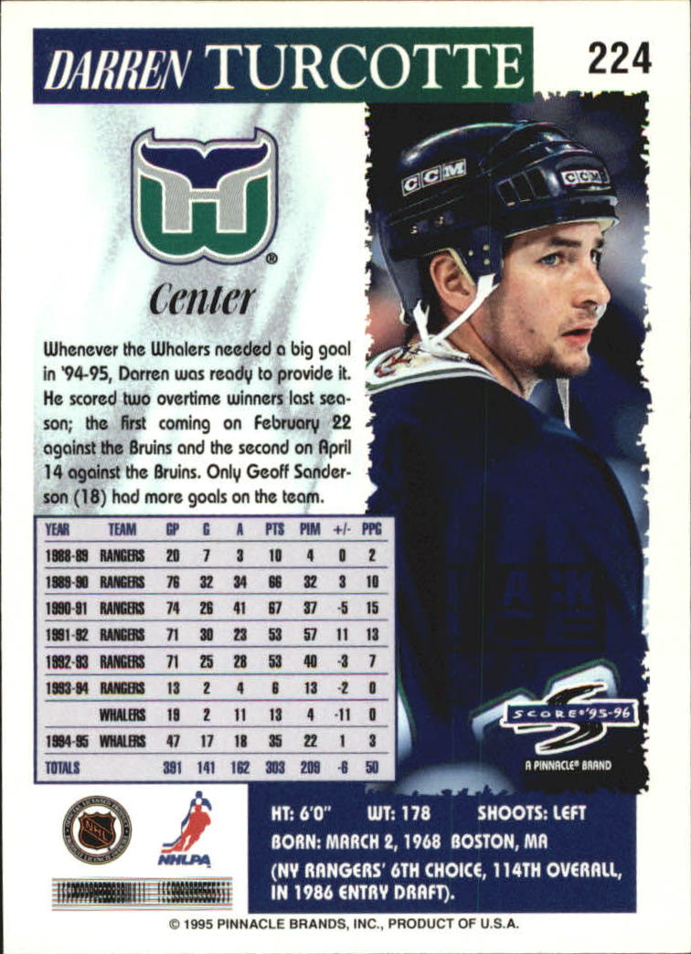 B4531- 1995-96 Score Black Ice Hockey Cards 201-330 -You Pick- 15+ FREE US SHIP - Picture 43 of 228