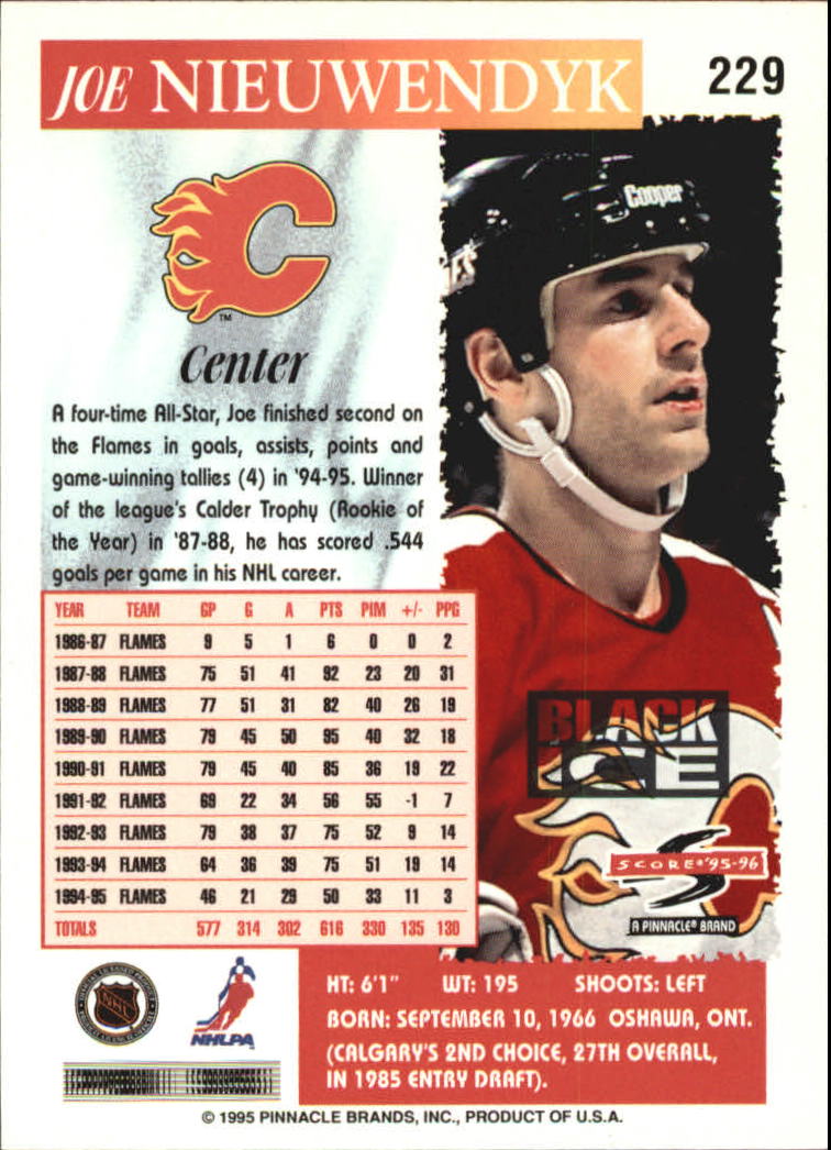 B4531- 1995-96 Score Black Ice Hockey Cards 201-330 -You Pick- 15+ FREE US SHIP - Picture 53 of 228