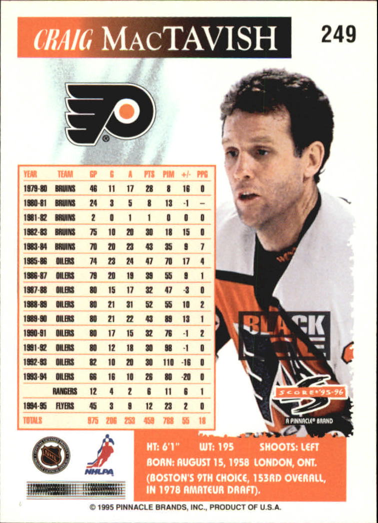 B4531- 1995-96 Score Black Ice Hockey Cards 201-330 -You Pick- 15+ FREE US SHIP - Picture 89 of 228