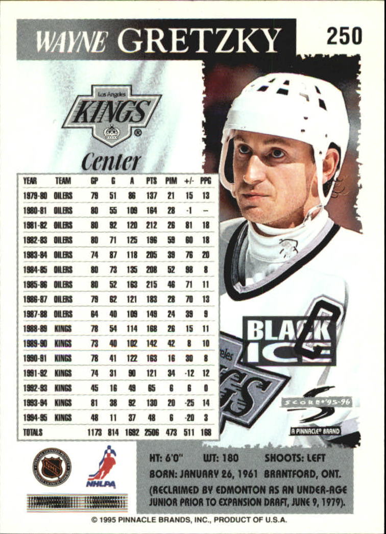 B4531- 1995-96 Score Black Ice Hockey Cards 201-330 -You Pick- 15+ FREE US SHIP - Picture 91 of 228