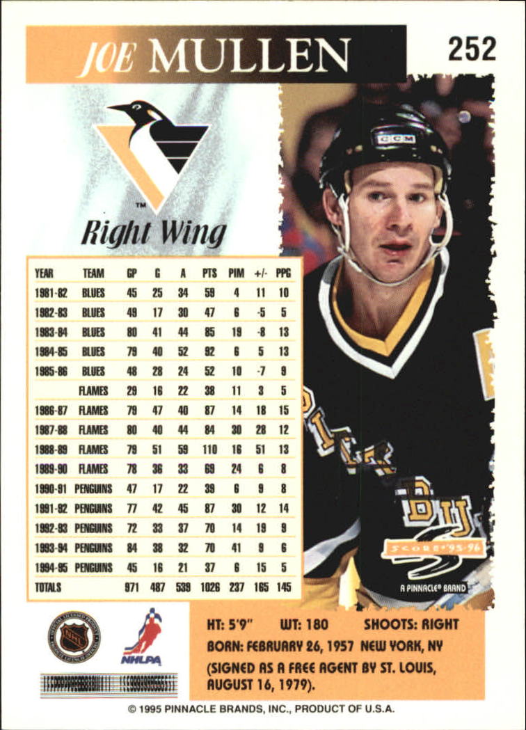 B4531- 1995-96 Score Black Ice Hockey Cards 201-330 -You Pick- 15+ FREE US SHIP - Picture 95 of 228