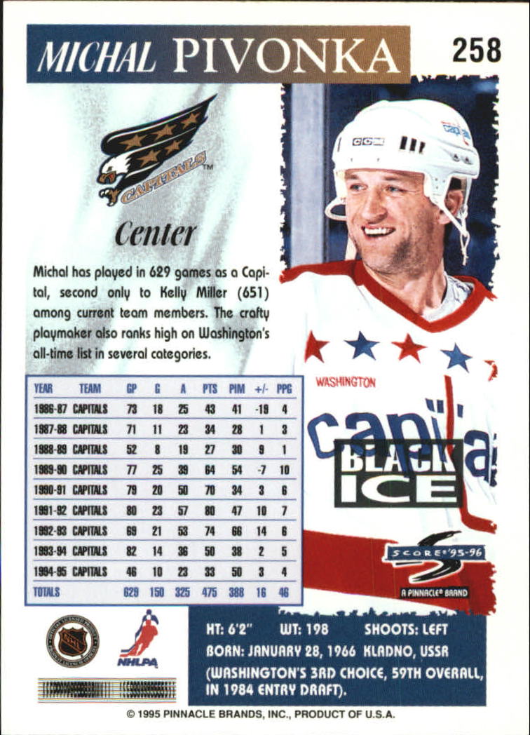 B4531- 1995-96 Score Black Ice Hockey Cards 201-330 -You Pick- 15+ FREE US SHIP - Picture 106 of 228