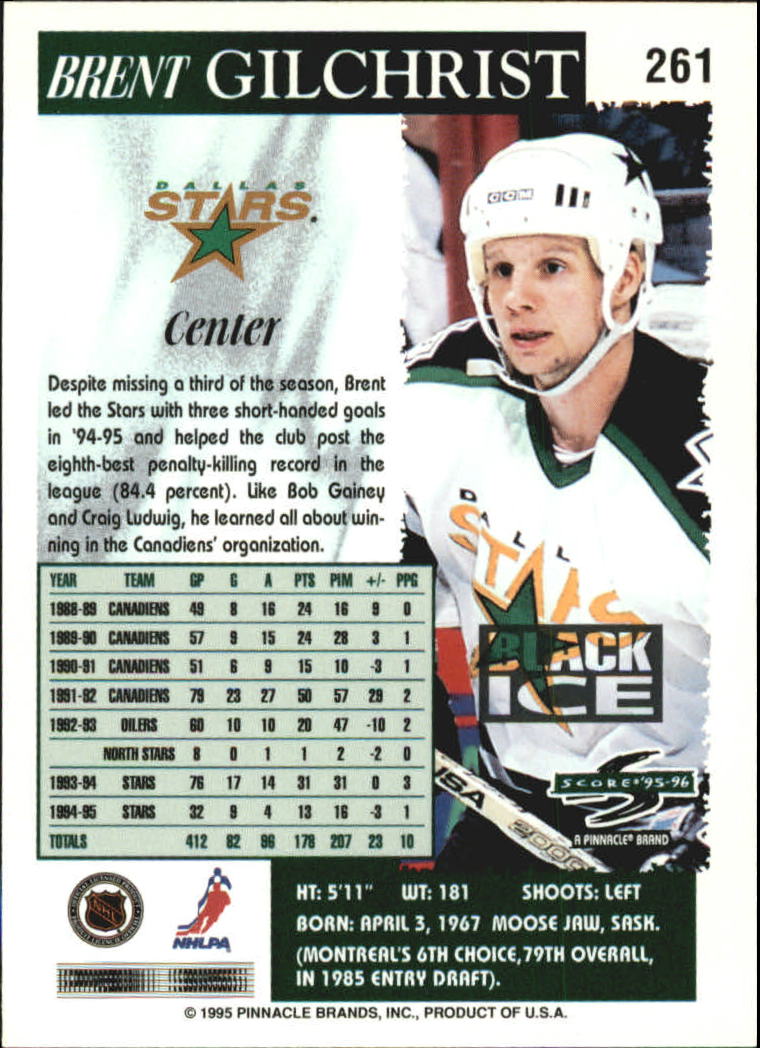 B4531- 1995-96 Score Black Ice Hockey Cards 201-330 -You Pick- 15+ FREE US SHIP - Picture 112 of 228
