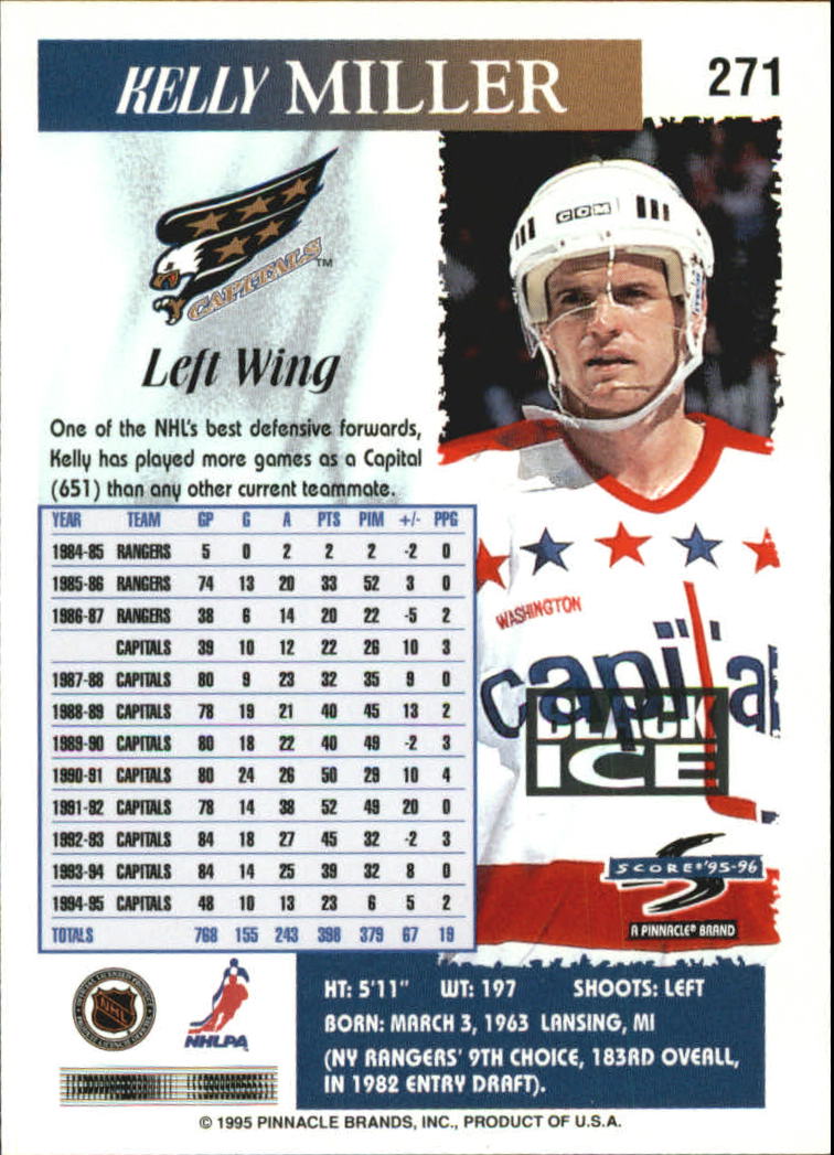 B4531- 1995-96 Score Black Ice Hockey Cards 201-330 -You Pick- 15+ FREE US SHIP - Picture 131 of 228
